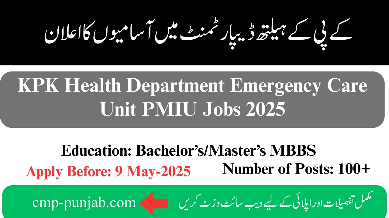 KPK Health Department Jobs 2025
