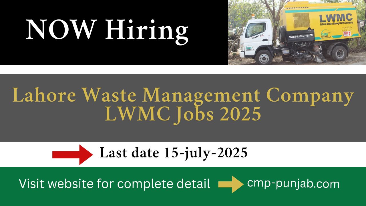 Lahore Waste Management Company LWMC Jobs 2025