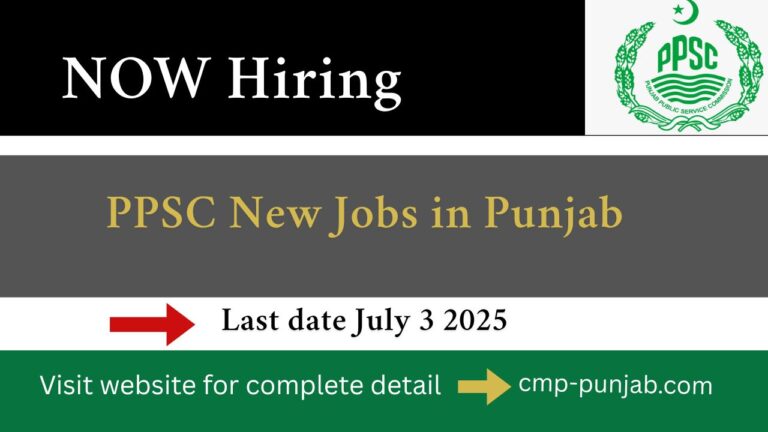 PPSC New Jobs in Punjab