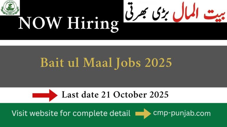 Bait ul Maal Jobs 2025